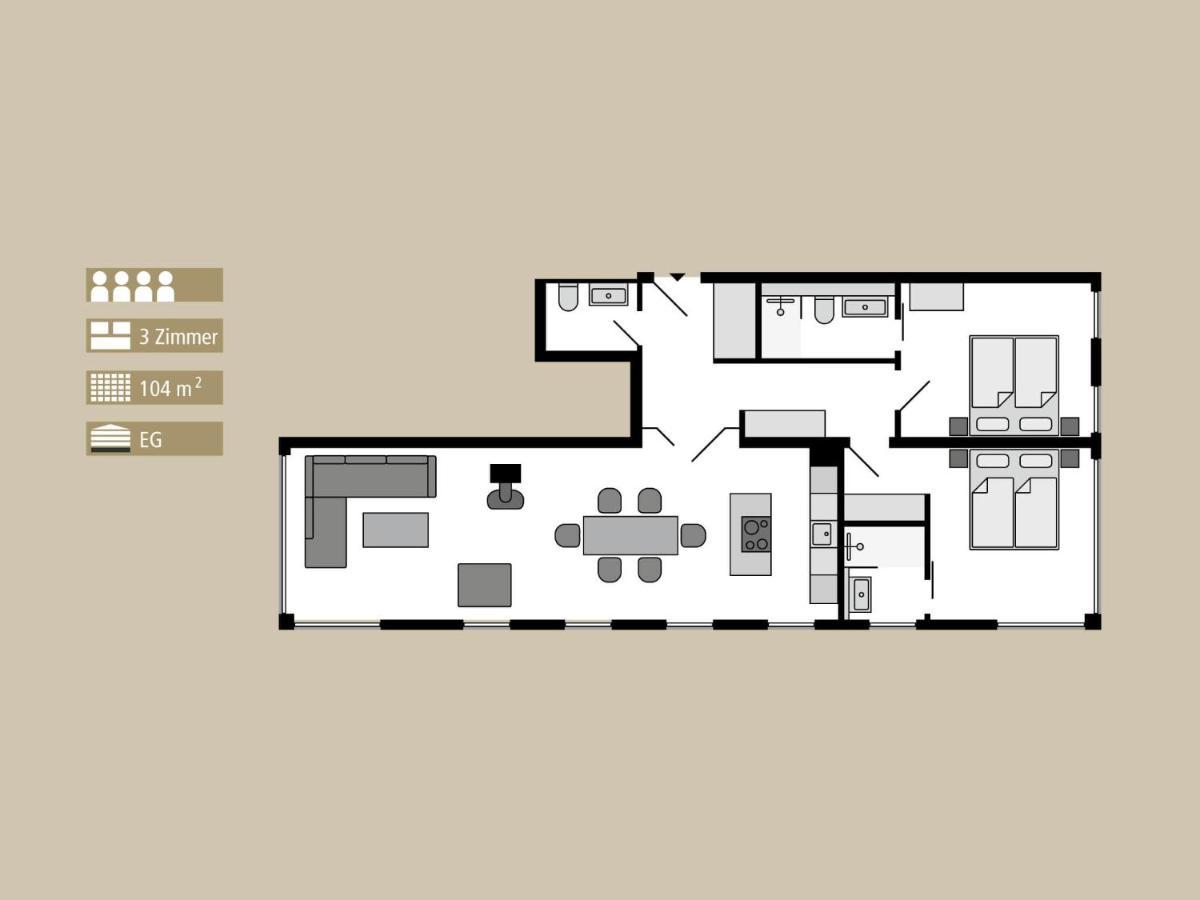 Strandvillen Binz - Ferienwohnung Mit 2 Schlafzimmern Und Terrasse Pva-01 Εξωτερικό φωτογραφία